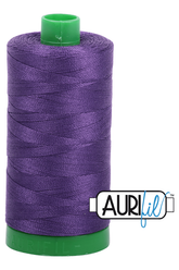 Aurifil Mako 40wt 2-ply Cotton 1000 m 1094 yd. spool - 4225 Eggplant
